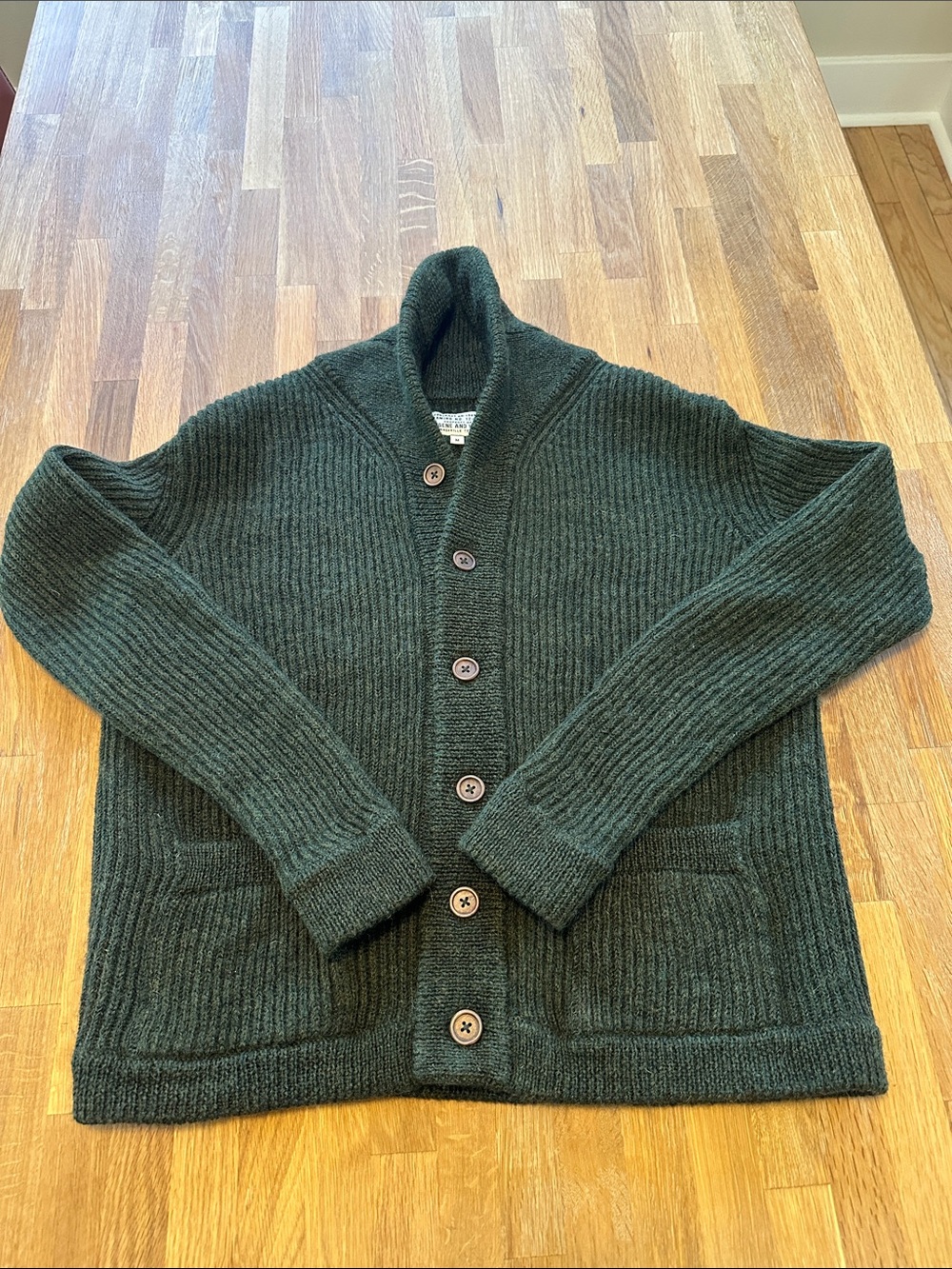 Imogene + Willie Green Beckett Cardigan size M